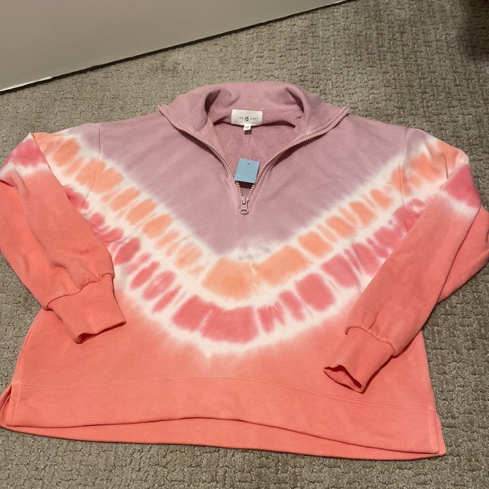 NWT cropped quarter zip